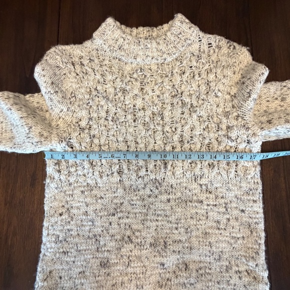 American Eagle Women's Oatmeal Chunk Knit Sweater Dress, Size Large - Picture 15 of 15